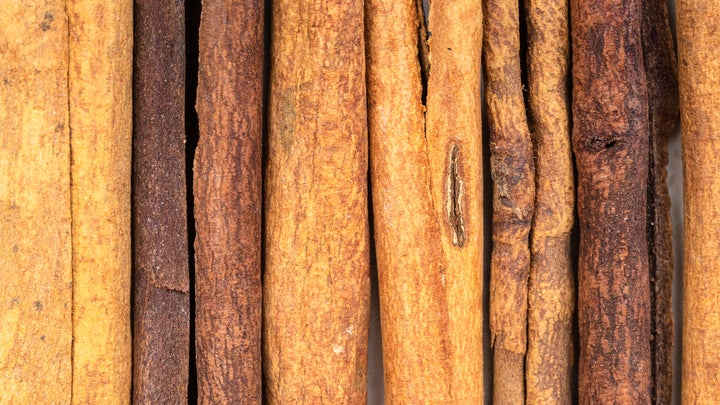 several sticks of cassia cinnamon
