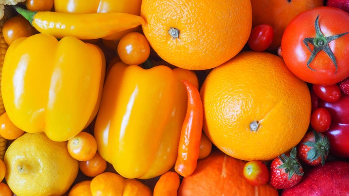 Citrus, bell peppers and berries are rich in collagen