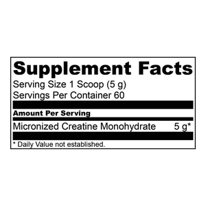 Micronized Creatine Monohydrate